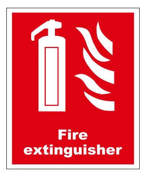 Fire Extinguisher signane