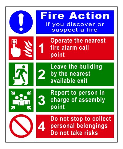 Fire Drill sign