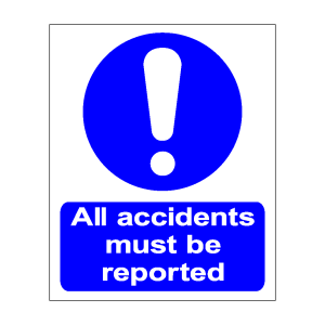 All Accidents Must be Reported