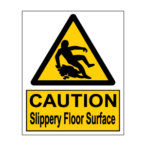 Caution Slippery Floor Surface