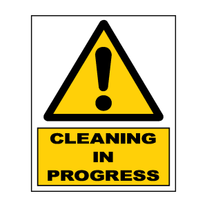 Cleaning In Progress