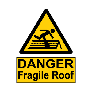 Danger Fragile Roof