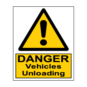 Danger Vehicles Unloading