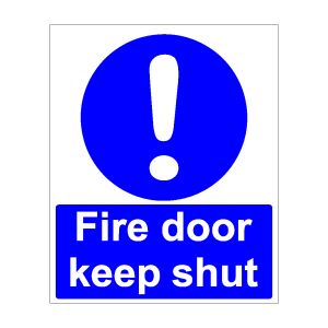 fire door keep shut