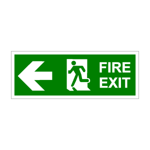 Fire exit left