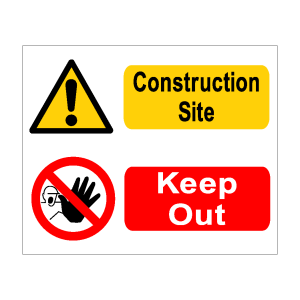 Construction Site Keep Clear
