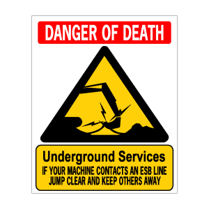 Danger Of Death Underground Cables