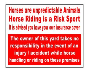 Equestrian Notice