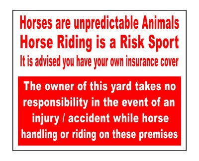 Equestrian Notice