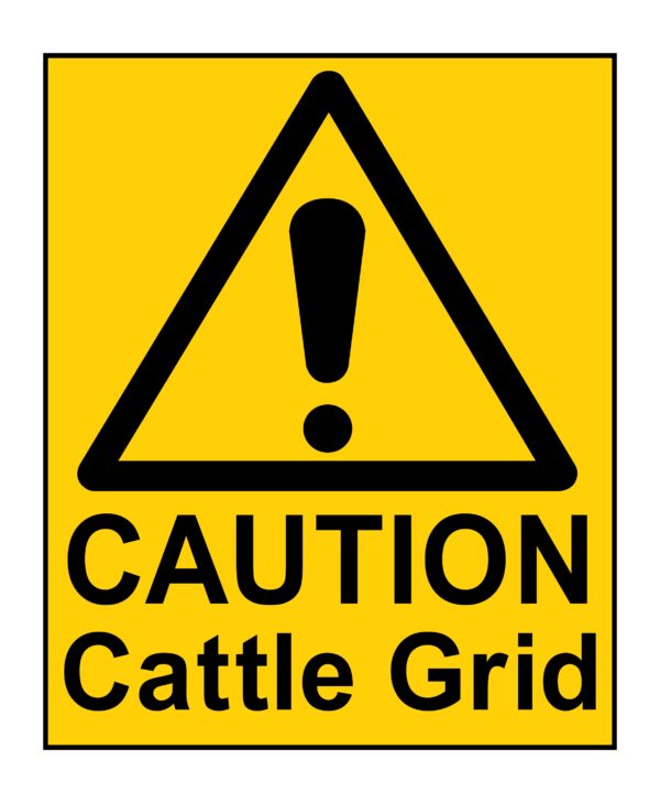 Cattle Grid signage