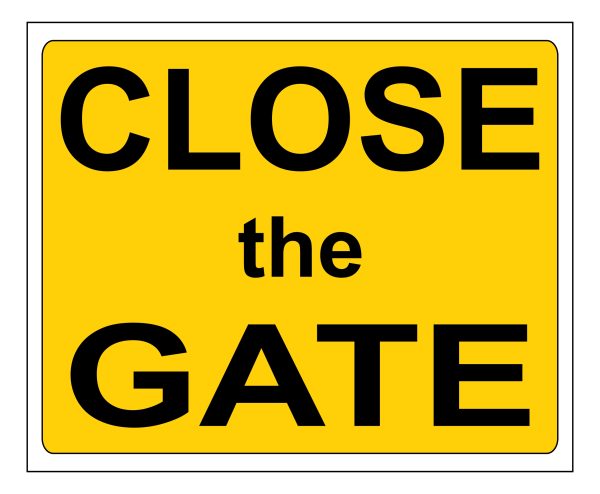 Close the Gate