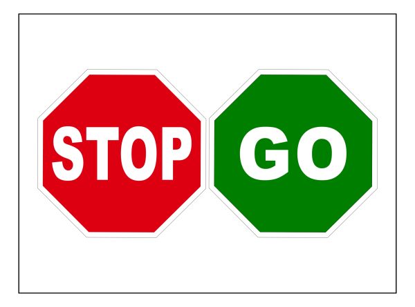 Stop And Go sign