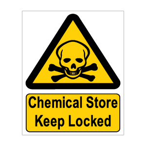 Chemical Store Keep Locked