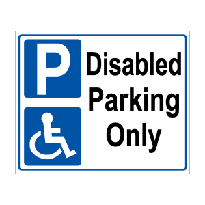 Disabled Parking Only