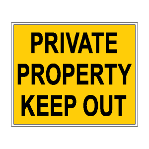 Private Property Keep Out