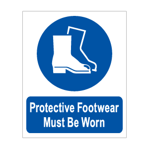 Protective Footwear Must Be Worn