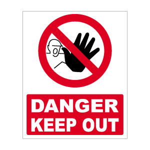 Danger keep out