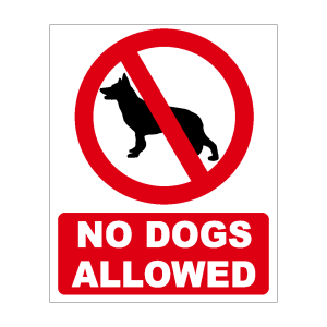 No Dogs Allowed