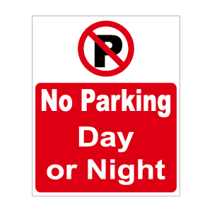 no parking day or night