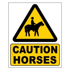 Caution Horses