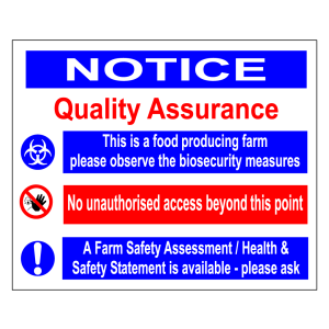 Quality Assurance Notice