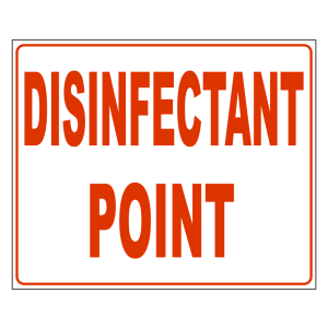 Disinfectant Point